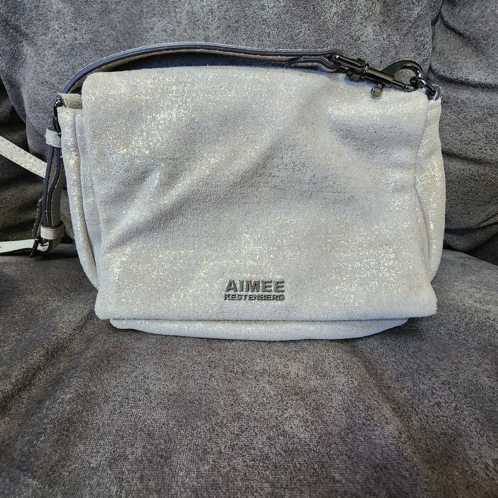 Aimee Kestenberg Gold dust shimmer crossbody